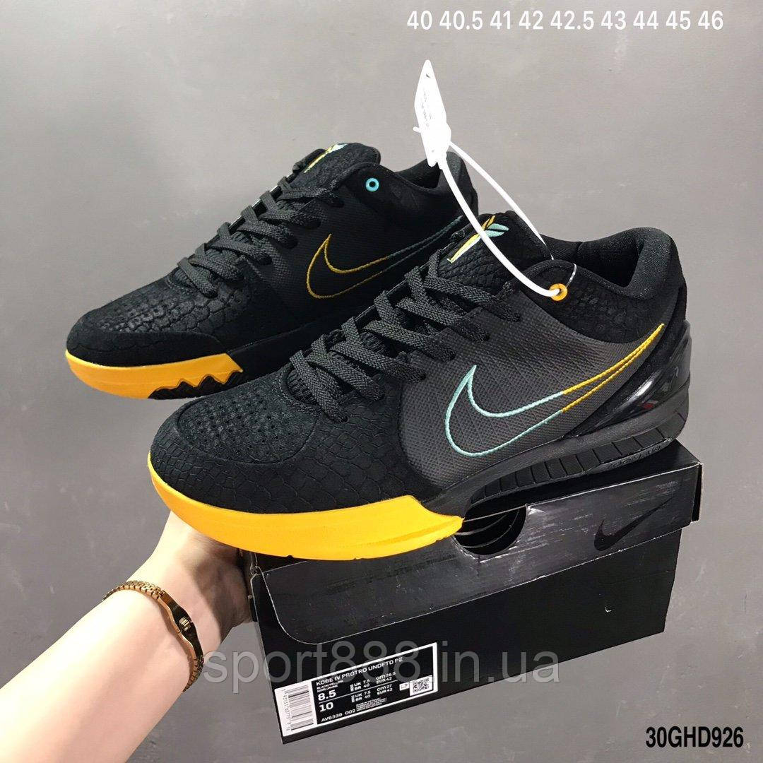 Undefeated x Nike Kobe 4 Protro "Court Purple" чоловічі баскетбольні кросівки, фото 1