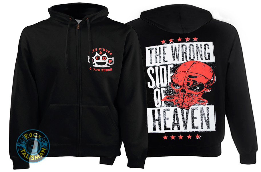 Толстовка на змійці FIVE FINGER DEATH PUNCH The Wrong Side Of Heaven