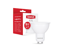 Лампа світлодіодна MAXUS 1-LED-717 MR16 5W 3000K 220V GU10