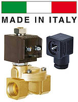 Електромагнітний клапан CEME (Італія) 8716, А, 1", 90 C, 220 В нормально відкритий для води, повітря.