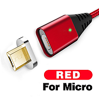 Магнитный кабель для зарядки USB - Micro USB / микро ЮСБ зарядный провод шнур для телефона смартфона WA72R