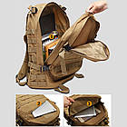 🔥 Тактичний рюкзак "Mountain - 3-Day Pack" (multicam) на 30 літрів, триденний, армійський, EDC, мультикам, фото 10