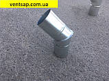 Водостічні коліно Ф120 мм, оцинк 0,5 мм для водостічних систем, фото 3