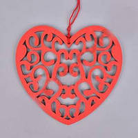 Серце ажурне підвісне — дерево