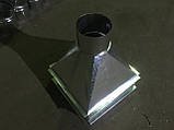 Воронка водостічна Ф 130мм,полімер.метал 0,5 мм, добірні елементи для даху, фото 3