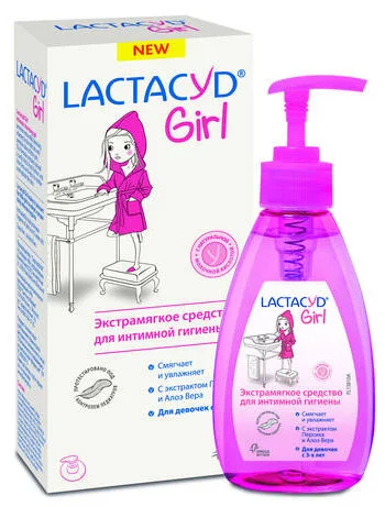 Засіб для інтимної гігієни Lactyd "Girl для дівчаток" з дозатором (200 мл.)