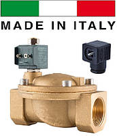 Електромагнітний клапан CEME (Італія) 8721, НО, 3", 90 C, 220 В, нормально відкритий для води, повітря