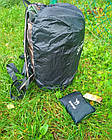 Накидка на рюкзак M (30-60л.) Tramp, UTRP-018-black, фото 5