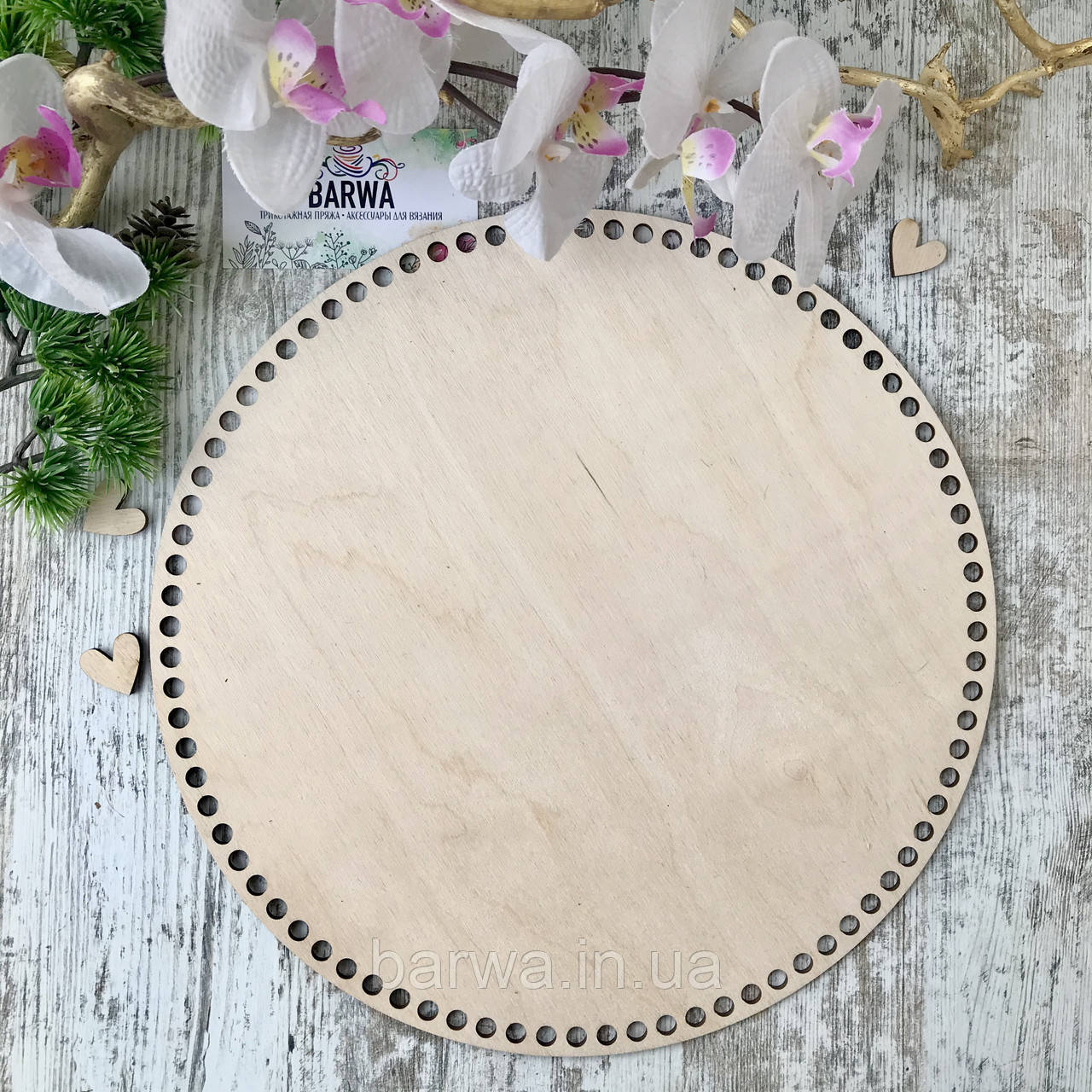 Кругле дно для кошика, 35 см