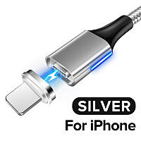 Магнітний кабель для швидкого заряджання USB - Lightning зарядний зарядка провід шнур iPhone айфон лайтнінг J4S