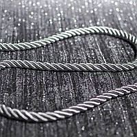 Шнур декоративний кант для натяжних стель Однотонний сірий 0,010 х 1м (100-10010), Сірий, Сірий