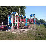 Ігровий комплекс "Фортеця друзів" 1,2 м для вулиці на дитячий майданчик, фото 5