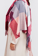 Хустка Мілані 100*105 см, бордовий, фото 3