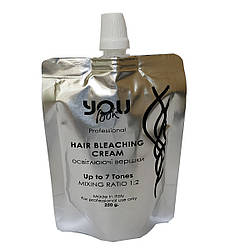 Освітлювальні вершки до 7 тонів You Look Professional Hair Bleaching Cream 250 г