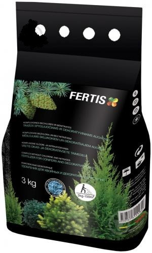 Добриво для хвойних і декоративних рослин Fertis NPK 12-6-18+МЕ 3 кг, фото 1