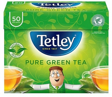 Чай Tetley Green Teabags 50s