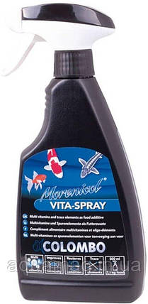Рідкі вітаміни для риб Colombo Morenicol Vita Spray (спрей для корму, для коропів кой та інших ставкових риб), фото 2