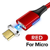 Магнитный кабель для зарядки USB - Micro USB 2 метра микроЮСБ зарядный провод шнур для телефона смартфона Y25R