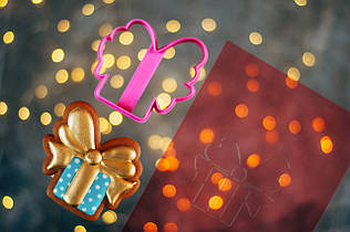 3D-формочки-вирубки для пряників "Подарунок 2"