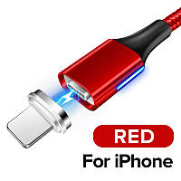Магнітний кабель для швидкого заряджання USB - Lightning зарядний зарядка шнур на iPhone айфон лайтнінг J4R