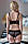 Комплект спідньої білизни Bralette в стилі Victoria's Secret з мереживом чорний, фото 7