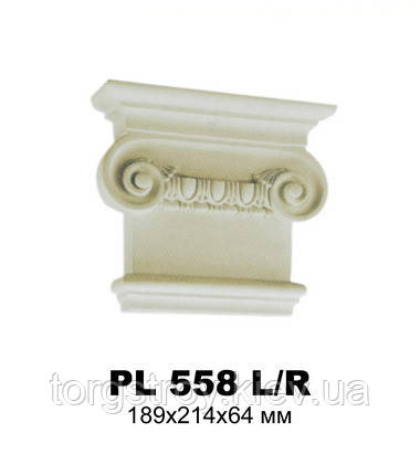 Капітель обрамлення, права PL558R, фото 1