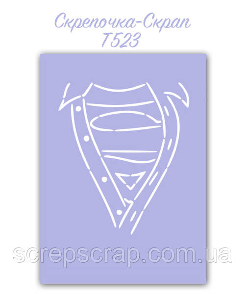 Трафарет для пряників супермен