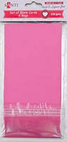 Набір рожевих заготовок для листівок 10см*20см 230г/м2 5шт. код: 952292
