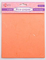 Рисовая бумага оранжевая 50*70 см код: 952713