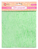 Шелковая бумага зеленая 50*70 см код: 952733