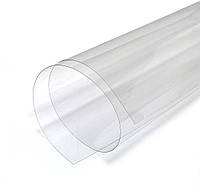 Тонкий листовой пластик прозрачный ПВХ 0,4мм лист 1000х1400мм