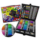 ВІДЕООБЗОР! Акція!! Великий набір для малювання у валізці на 150 предметів!, фото 2