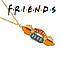 Кулон Central Perk з серіалу Друзі Friends золотистий, фото 3