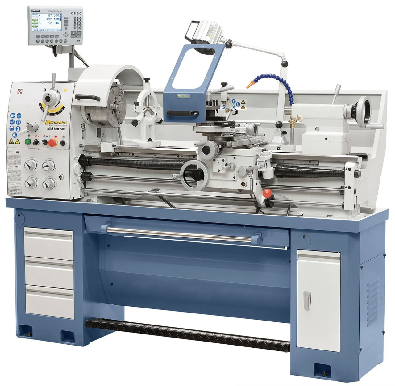 Master 380 ТОКАРНО ГВИНТОРІЗНИЙ ВЕРСТАТ ПО МЕТАЛУ Bernardo | універсальний токарний верстат по металу, фото 1