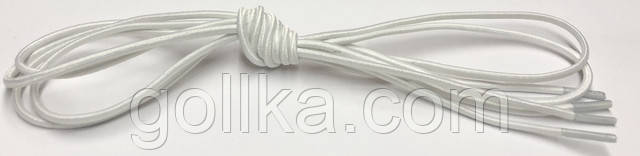 Гумовий шнурок круглий Шнурок білий гумовий