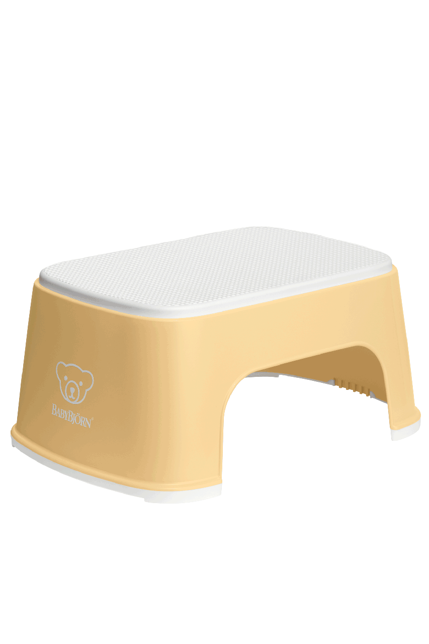 BabyBjorn - Стільчик — підставка, powder yellow/white
