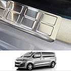 Накладки на пороги зсувних дверей для Citroen Jumpy III / SpaceTourer 2016+ /нерж.сталь/