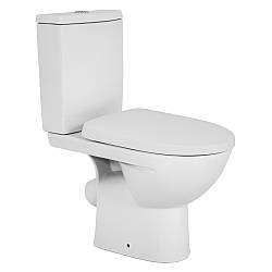 Унітаз-компакт COLOMBO Статус косий з бачком і сидінням дюропласт