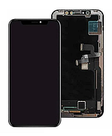 Дисплей (екран) для iPhone XS + тачскрін, чорний, високої якості, OLED
