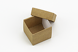Коробка "Бусинка" М0062-о5 крафт, розмір 43*43*36 мм, фото 2