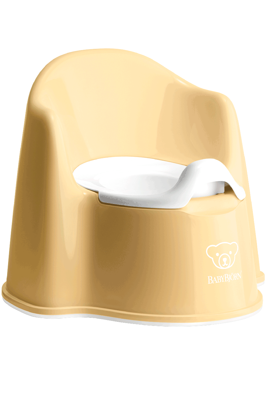 Babybjorn - Крісло-горщик Potty Chair, Powder yellow/white