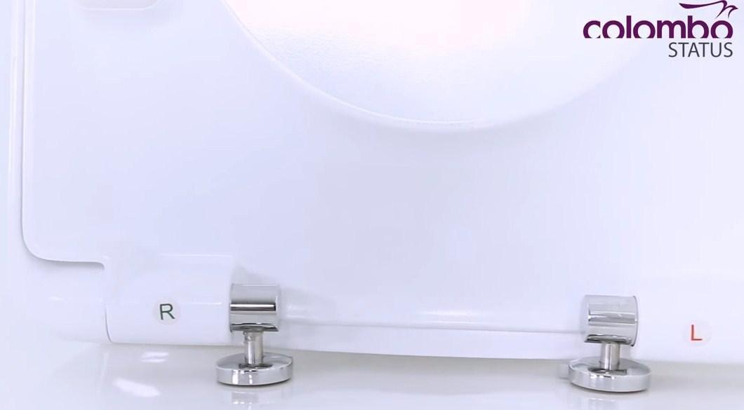 Унитаз-компакт COLOMBO Статус прямой с бачком и сиденьем дюропласт Soft Close - фото 3 - id-p1112654768