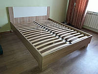 Ліжко 180 Маркос + ламелі Меблі Сервіс дуб сонома