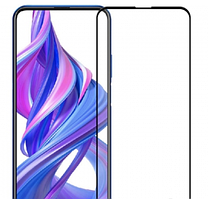 Захисне скло для Huawei Honor 9X (5D, Full Glue з олеофобним покриттям), колір чорний