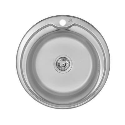 Мийка для кухні з харчової нержавіючої сталі AISI 201 WAL-S510-16-06V