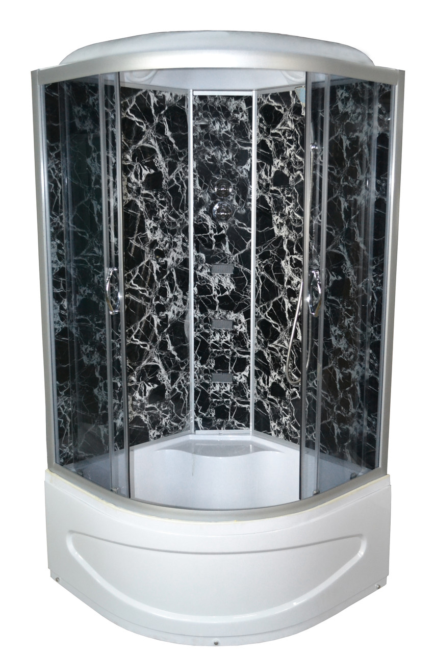 Гідробокс TKF90 Чорна павутина BG 90x90x215, фото 1