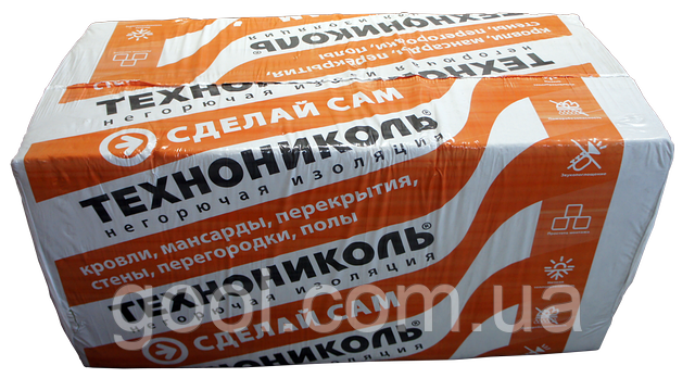 Утеплитель Технолайт Оптима базальтовый Технониколь 1200х600х50мм ...
