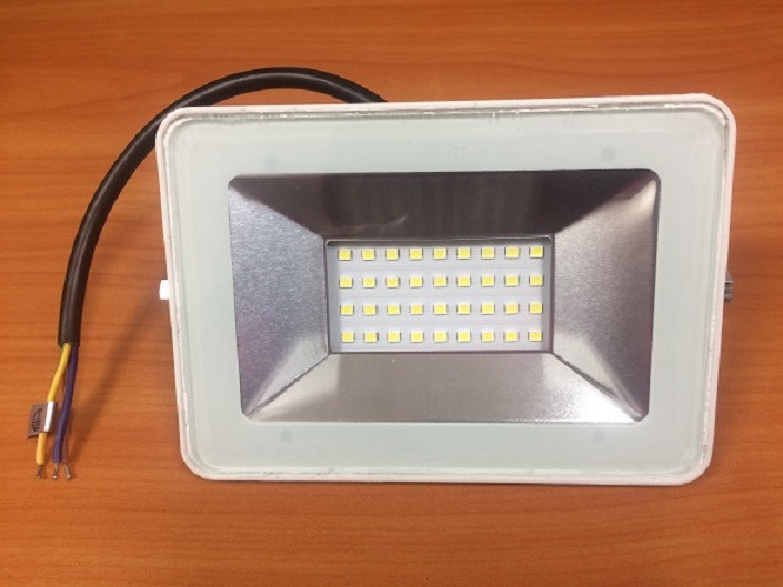 Світлодіодний прожектор PREMIUM 30 W 6000 K IP65 білий Код.59717