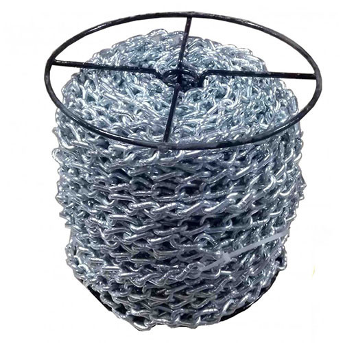 Ланцюг кручений ланкою оцинкований (Ø= 5 мм) 25 кг/ L= 48 м ± 1,0% (TR) ТМ "VIROK" 86V425 (Китай), фото 1