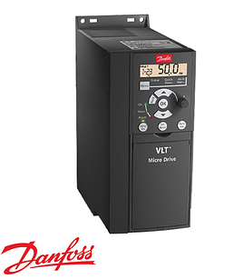 Частотний перетворювач Danfoss VLT Micro Drive 0.18 кВт, 1 x 220, 1.2 А